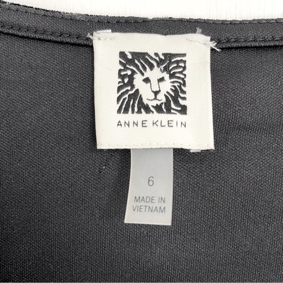 NWT Anne Klein Black Sequin Cocktail Party Dress Women’s M - Picture 5 of 7